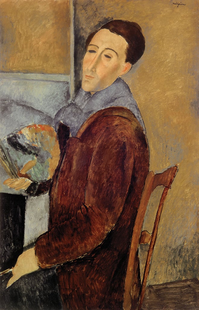 Autoportrait 1919 Amedeo Modigliani Estampe D Art   Amedeo Modigliani   Self Portrait 1919    (MeisterDrucke 74510) 